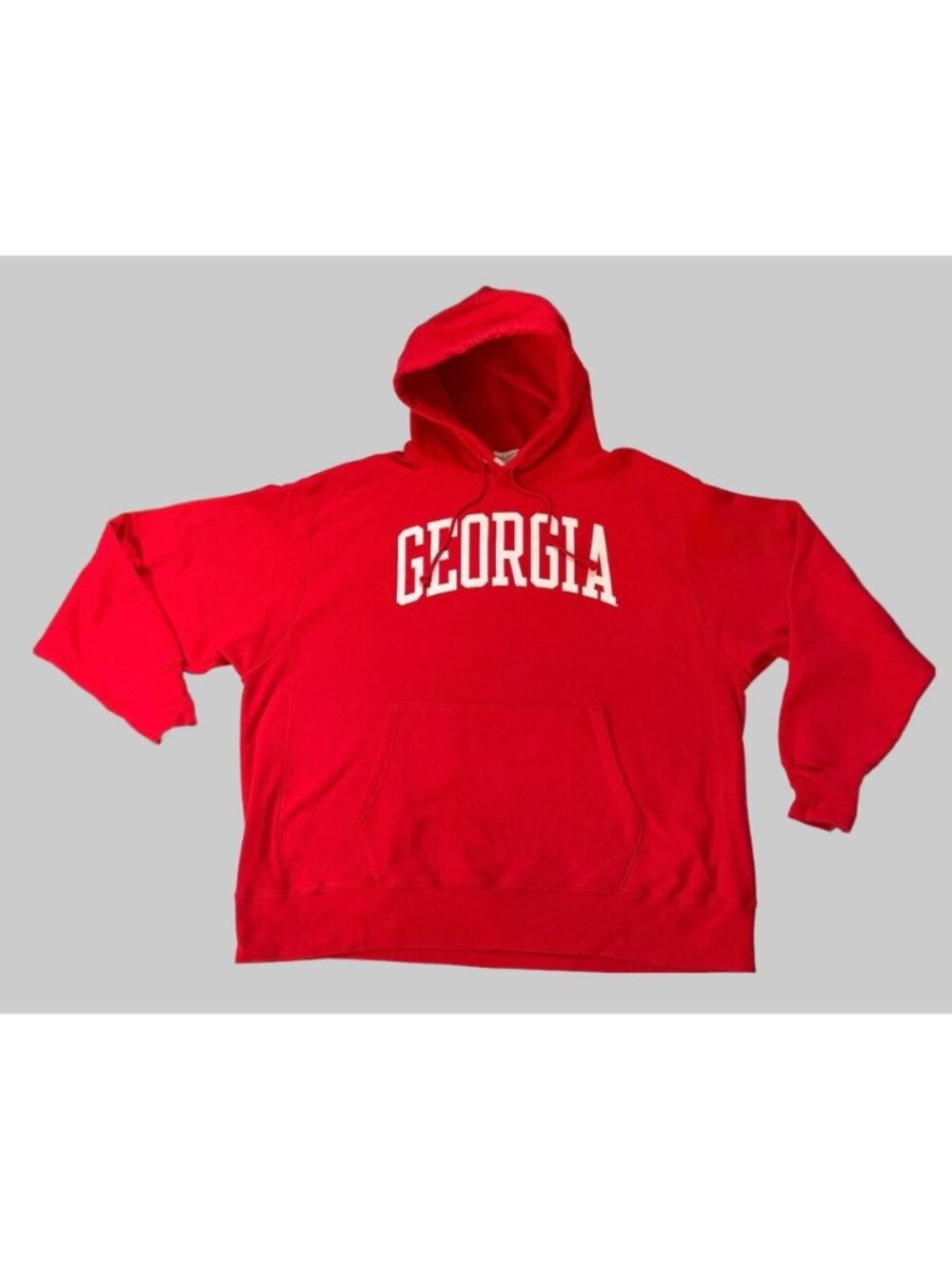 Champion Reverse Weave Georgia Bulldogs UGA Hoodie Red 2XL XXL College Sweatshir